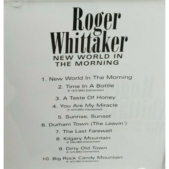 Vintage Roger Whittaker New World in the Morning Vocal 1 Disc CD Music - Picture 5 of 9